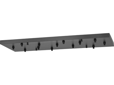 Visual Comfort Modern Multiport Nightshade Black 13-Light Mount