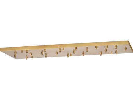 Visual Comfort Modern Multiport Hand Rubbed Antique Brass 21-Light Mount