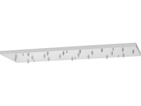 Visual Comfort Modern Multiport Polished Nickel 21-Light Mount