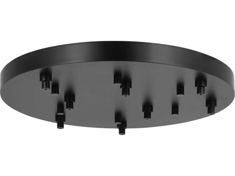 Visual Comfort Modern Multiport Nightshade Black 8-Light Mount