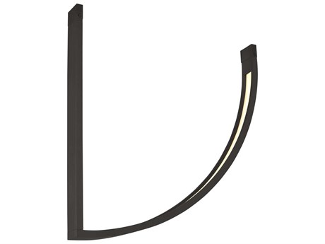 Visual Comfort Modern Baku 1-Light Nightshade Black Linear Chandelier