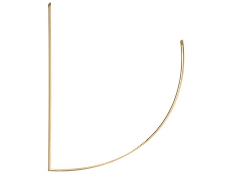 Visual Comfort Modern Baku 1-Light Hand Rubbed Antique Brass Linear Chandelier