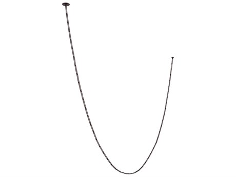 Visual Comfort Modern Catena 3-Light Bronze Linear Chandelier