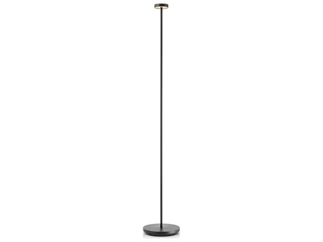 Visual Comfort Modern Moneta Black Floor Lamp