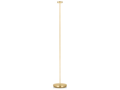 Visual Comfort Modern Moneta Hand Rubbed Antique Brass Floor Lamp