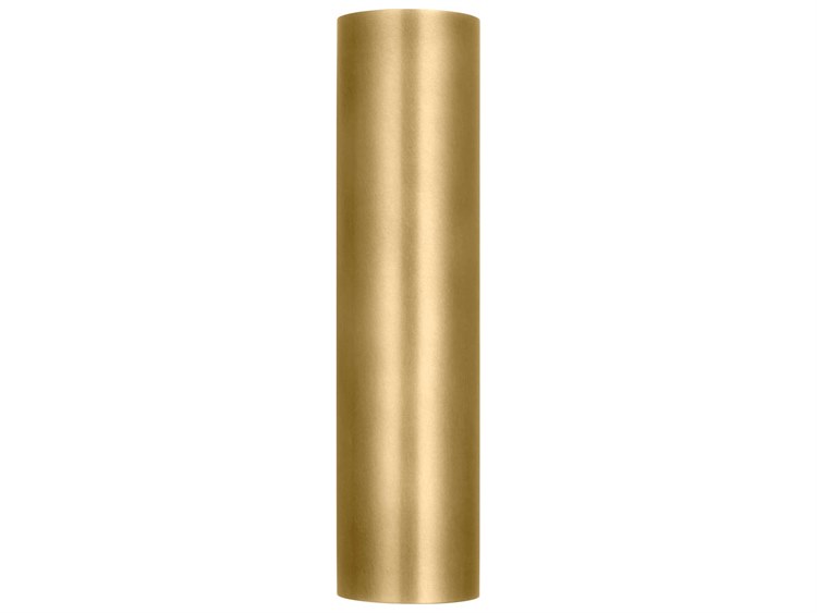 Visual Comfort Modern Pressa 2-Light Outdoor Wall Light Natural Brass 2