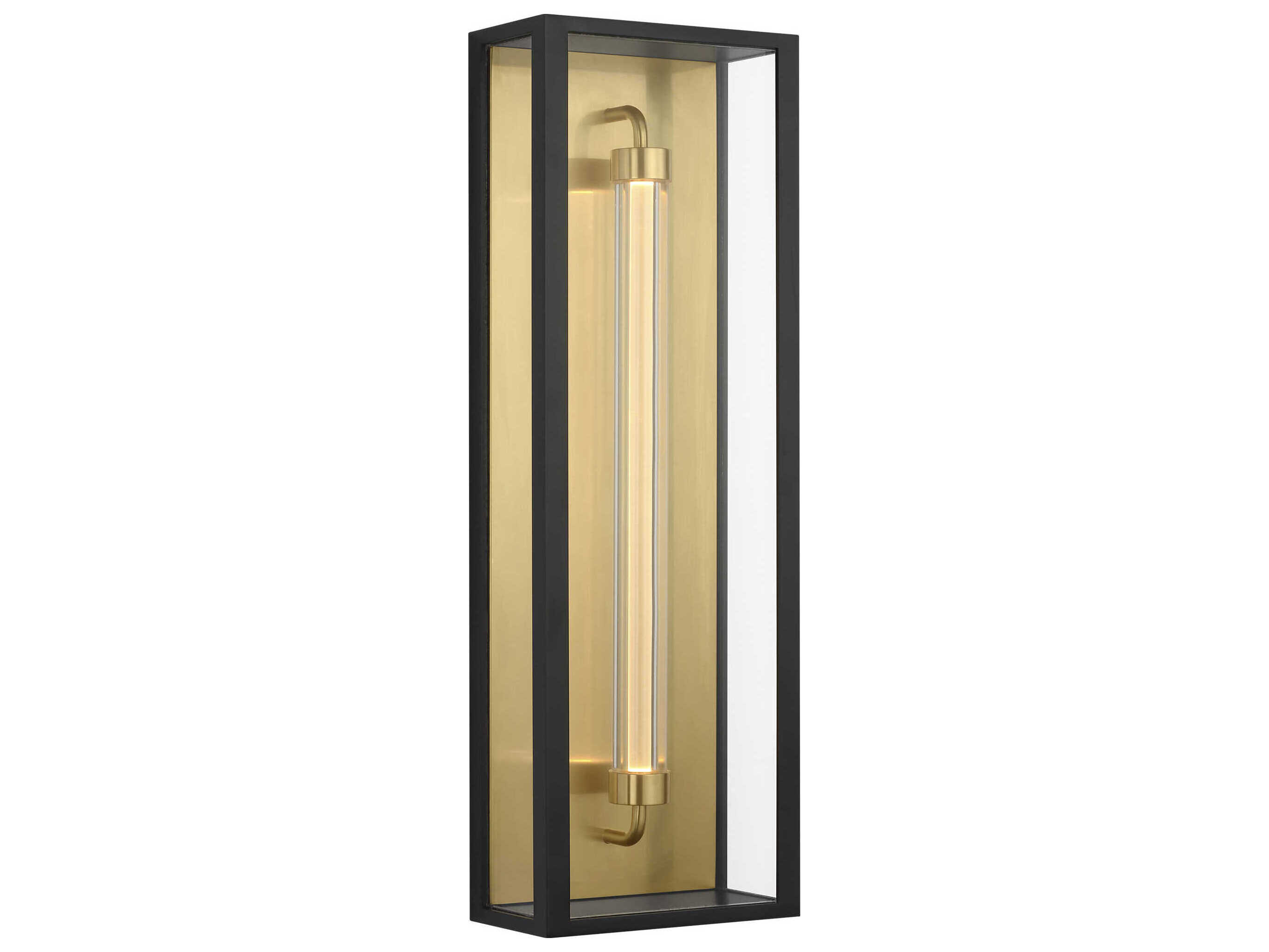 Visual Comfort Modern Enferme 1-Light Outdoor Wall Light in Black