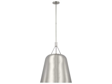 Visual Comfort Modern Sospeso 1-Light Polished Nickel Pendant
