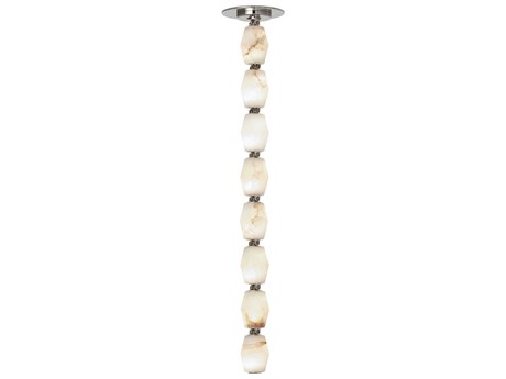 Visual Comfort Modern Collier 1-Light Polished Nickel Linear Mini Pendant
