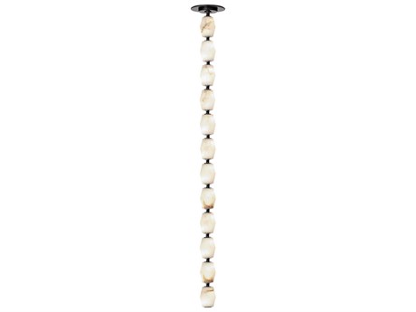Visual Comfort Modern Collier 1-Light Bronze Linear Mini Pendant