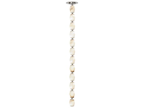Visual Comfort Modern Collier 1-Light Polished Nickel Linear Mini Pendant
