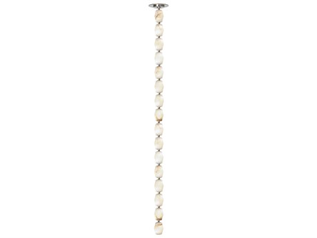 Visual Comfort Modern Collier 1-Light Polished Nickel Linear Mini Pendant