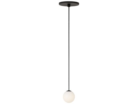 Visual Comfort Modern Orbet 1-Light Nightshade Black Globe Mini Pendant