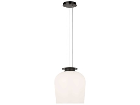 Visual Comfort Modern Vetro 1-Light Bronze Mini Pendant