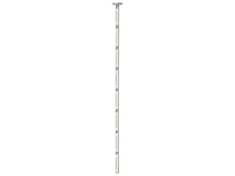 Visual Comfort Modern Catena 8-Light Polished Nickel Linear Mini Pendant