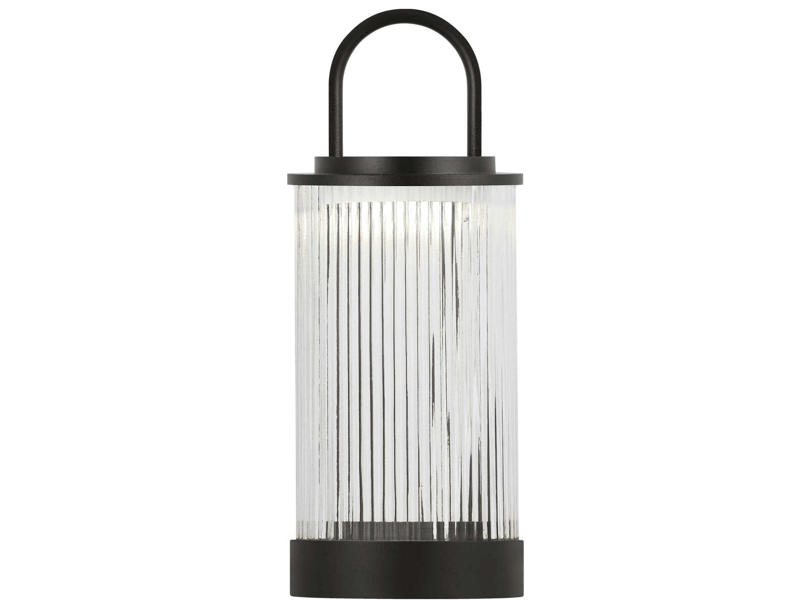 Visual Comfort Modern Tawa 1-Light Outdoor Lamp in Bronze