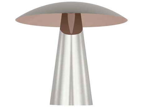 Visual Comfort Modern Aegis Polished Nickel Table Lamp