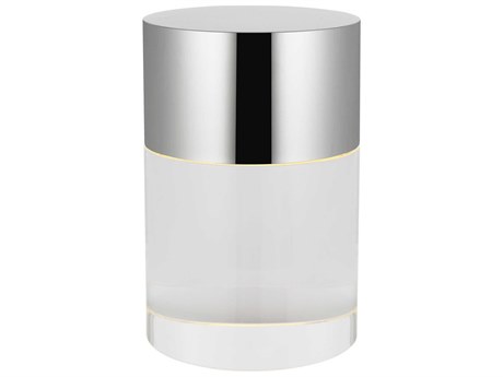 Visual Comfort Modern Caspe Polished Nickel Table Lamp