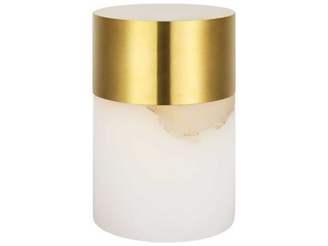Visual Comfort Modern Caspe Hand Rubbed Antique Brass Table Lamp