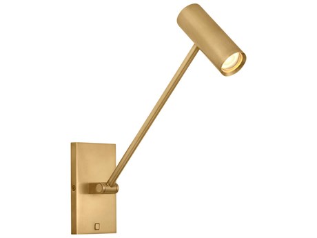 Visual Comfort Modern Ponte 1-Light Hand Rubbed Antique Brass Swing Wall Sconce