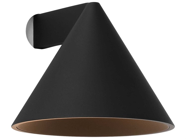 Photos - Chandelier / Lamp Visual Comfort Modern Midrand 1-Light Nightshade Black Wall Sconce SLTS78727B
