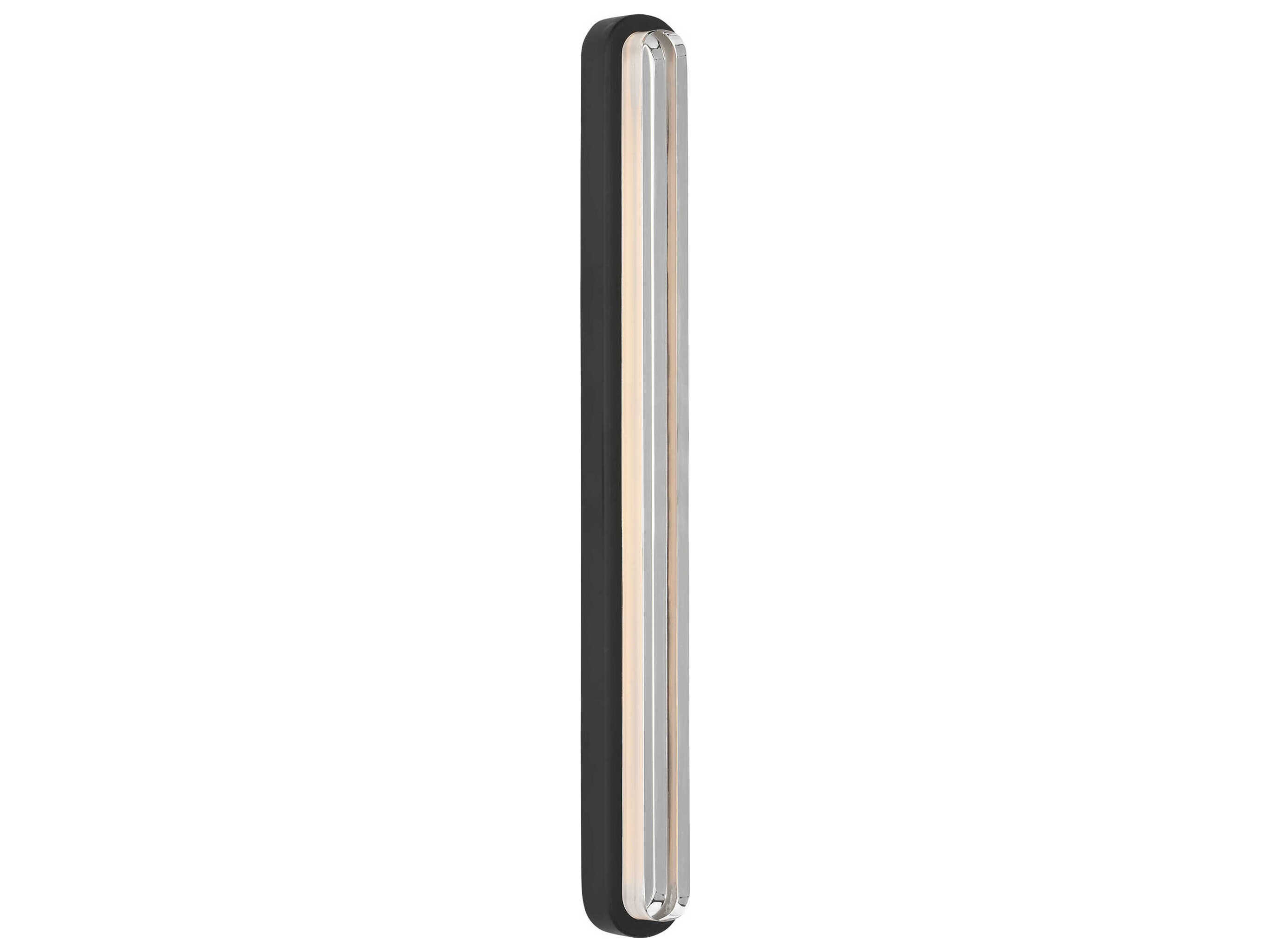 Visual Comfort Modern Collection SLV83027BCG Sean Lavin Emera LED 2 inch Nightshade Black Vanity Light Wall Light