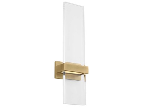 Visual Comfort Modern Flyta 1-Light Natural Brass Wall Sconce