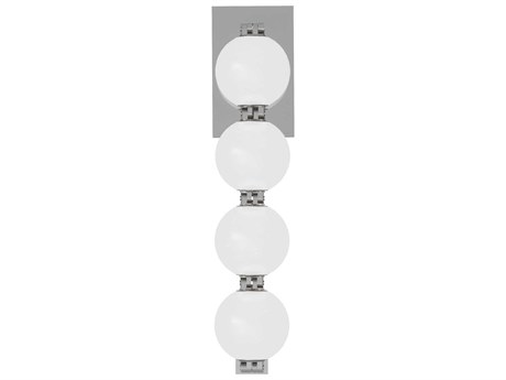 Visual Comfort Modern Perle 1-Light Polished Nickel Wall Sconce