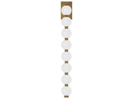 Visual Comfort Modern Perle 1-Light Natural Brass Wall Sconce