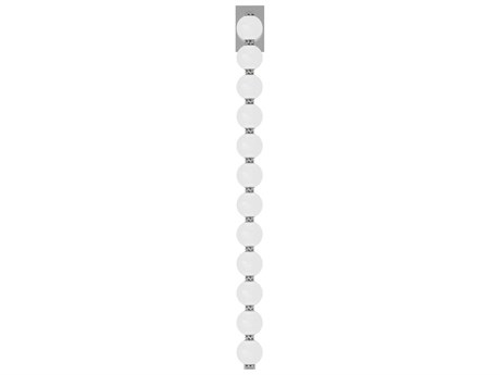 Visual Comfort Modern Perle 1-Light Polished Nickel Wall Sconce