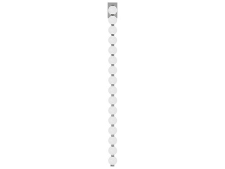 Visual Comfort Modern Perle 1-Light Polished Nickel Wall Sconce