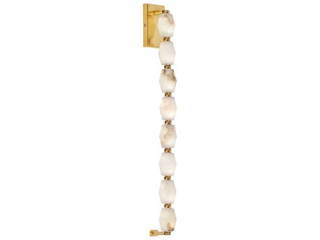 Visual Comfort Modern Collier 1-Light Hand Rubbed Antique Brass Wall Sconce