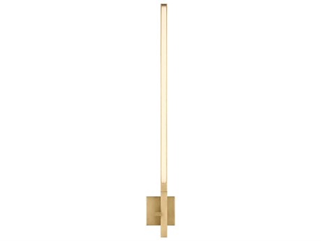 Visual Comfort Modern Cityscape 1-Light Hand Rubbed Antique Brass Wall Sconce