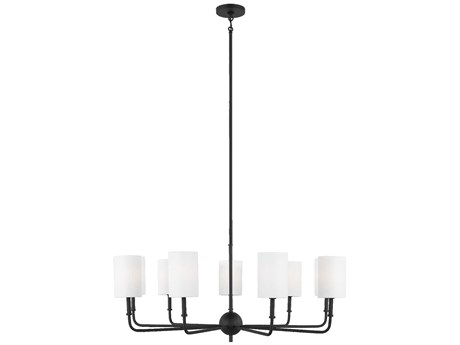 Visual Comfort Studio Foxdale 9-Light Midnight Black Candelabra Chandelier
