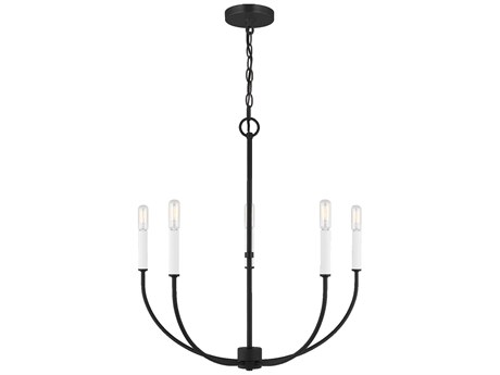 Visual Comfort Studio Greenwich 5-Light Midnight Black Candelabra Chandelier