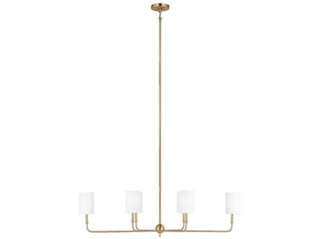 Visual Comfort Studio Foxdale 6-Light Satin Brass Island Pendant