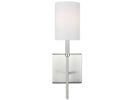 Visual Comfort Studio Foxdale 1-Light Brushed Nickel Wall Sconce