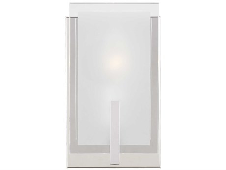 Visual Comfort Studio Syll 1-Light Chrome Wall Sconce