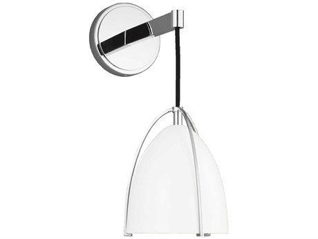 Visual Comfort Studio Norman 1-Light Chrome Wall Sconce