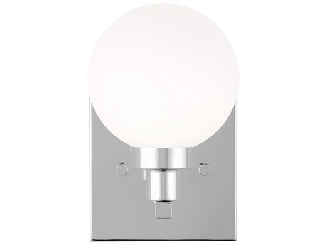 Visual Comfort Studio Clybourn 1-Light Chrome Wall Sconce