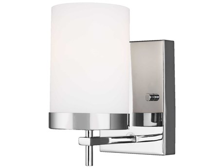 Visual Comfort Studio Zire 1-Light Chrome Wall Sconce
