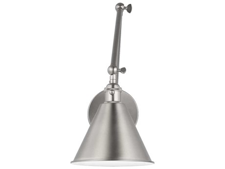 Visual Comfort Studio Salem 1-Light Brushed Nickel Swing Wall Sconce