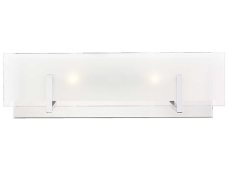 Visual Comfort Studio Syll 2-Light Chrome Vanity Light