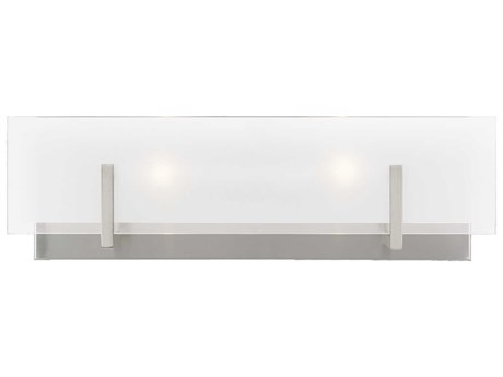 Visual Comfort Studio Syll 2-Light Brushed Nickel Vanity Light