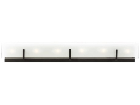 Visual Comfort Studio Syll 6-Light Midnight Black Vanity Light