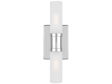 Visual Comfort Studio Keaton 2-Light Chrome Vanity Light