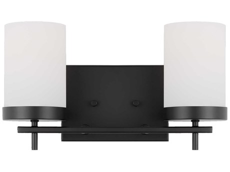 Visual Comfort Studio Zire 2-Light Midnight Black Vanity Light