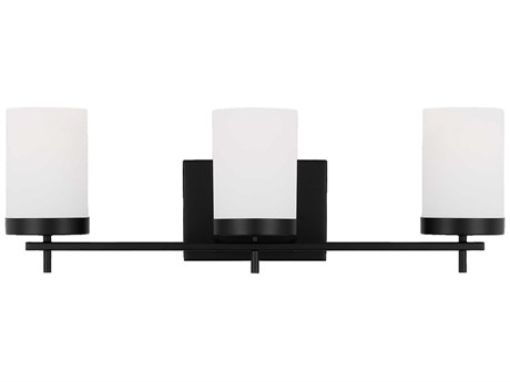 Visual Comfort Studio Zire 3-Light Midnight Black Vanity Light