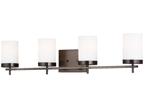 Visual Comfort Studio Zire 4-Light Brushed Oil Rubbed Bronze Vanity Light