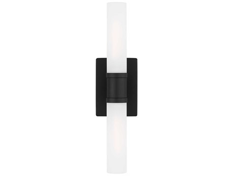 Visual Comfort Studio Keaton 2-Light Midnight Black Vanity Light